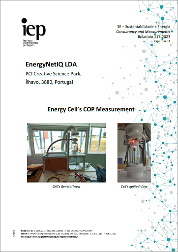 IEP - Energy Cell’s COP Measurement